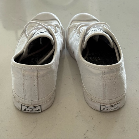 converse x jack purcell unisex low profile sneakers in white/black - Picture 5 of 9
